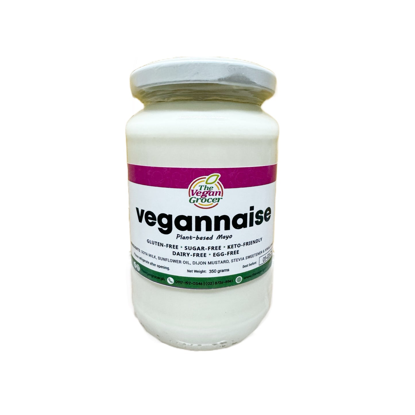 TVG Vegannaise Vegan Mayo (gluten-free, sugar-free) 350g