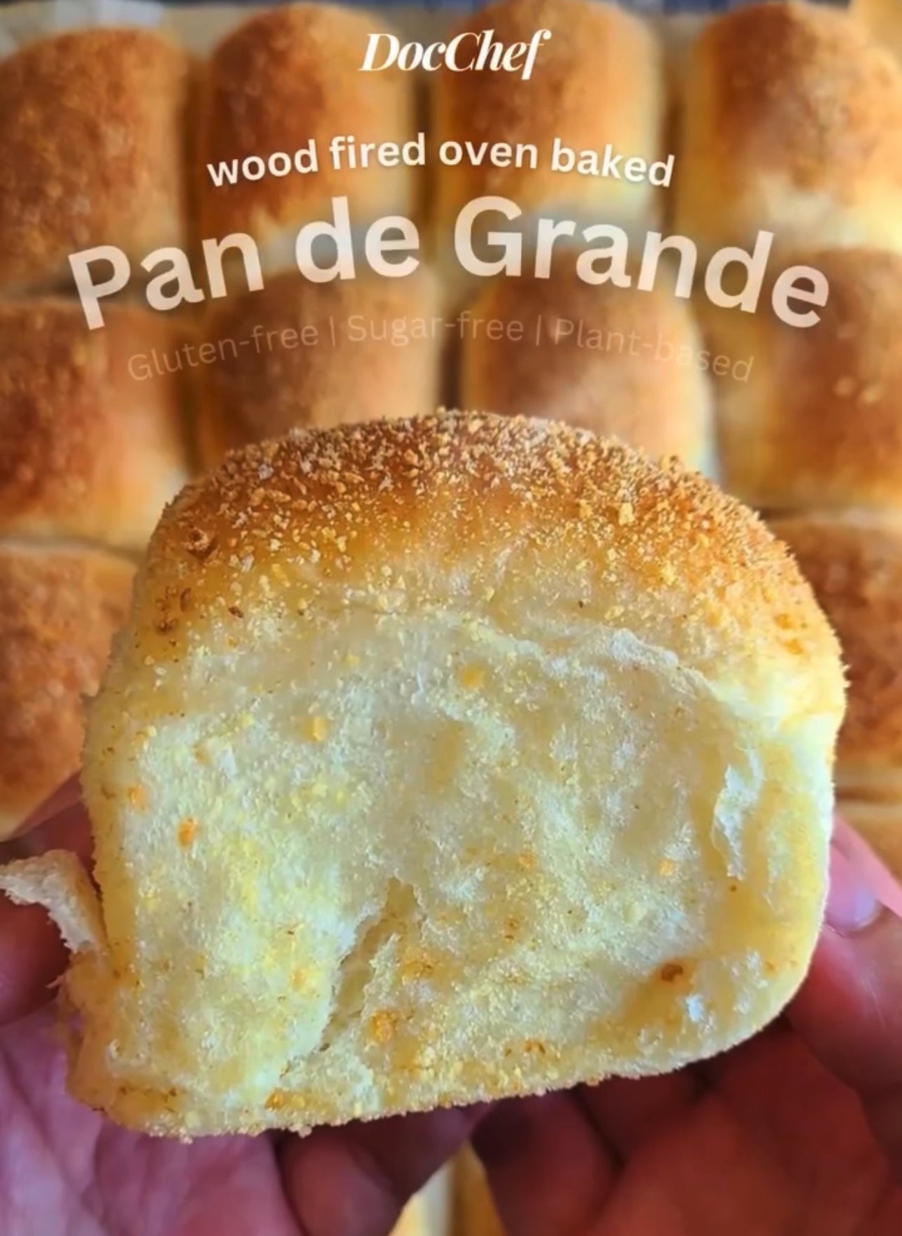 Doc Chef Wood Fired Oven Baked Pan de Grande 12s (gluten-free)