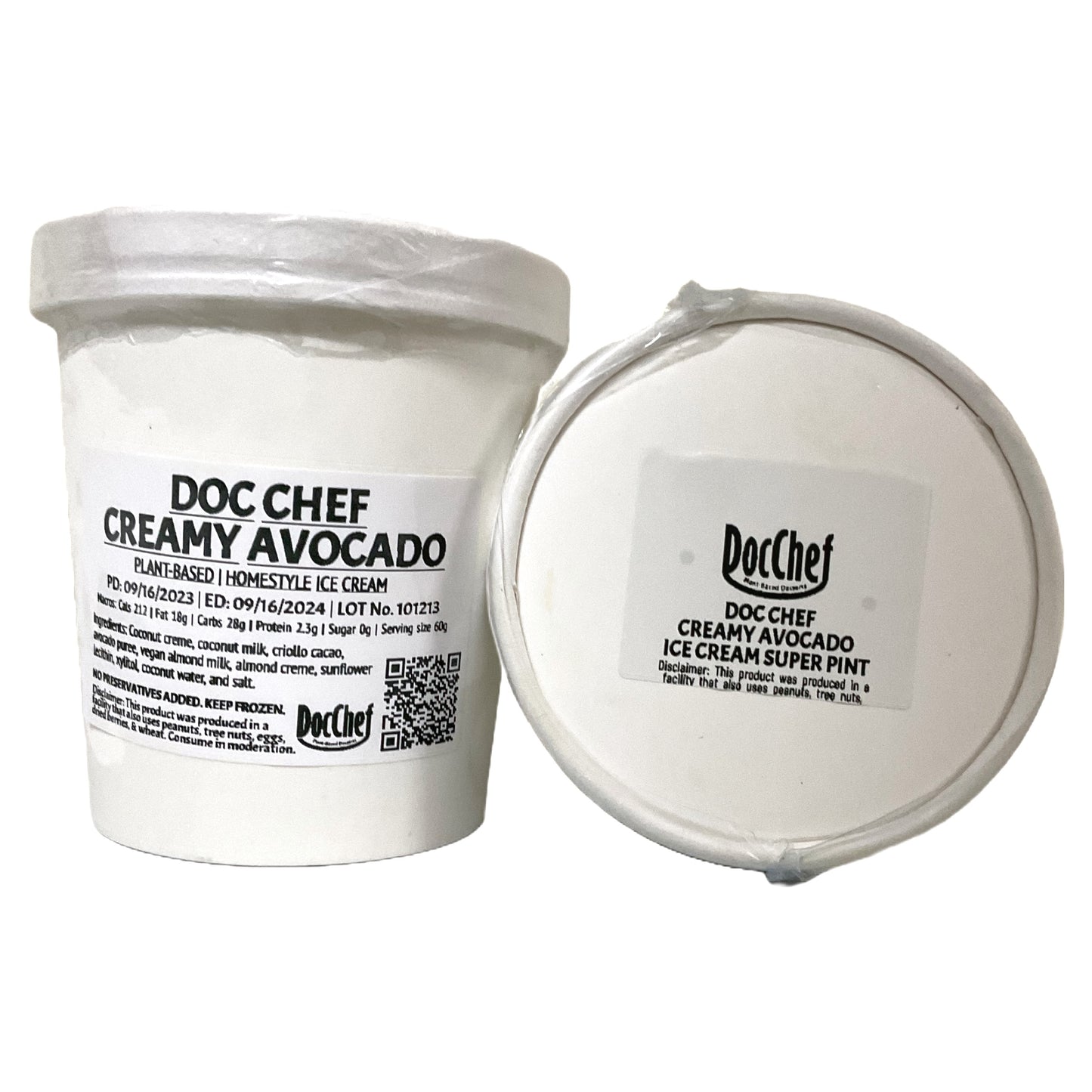 Doc Chef Creamy Avocado Ice Cream Pint