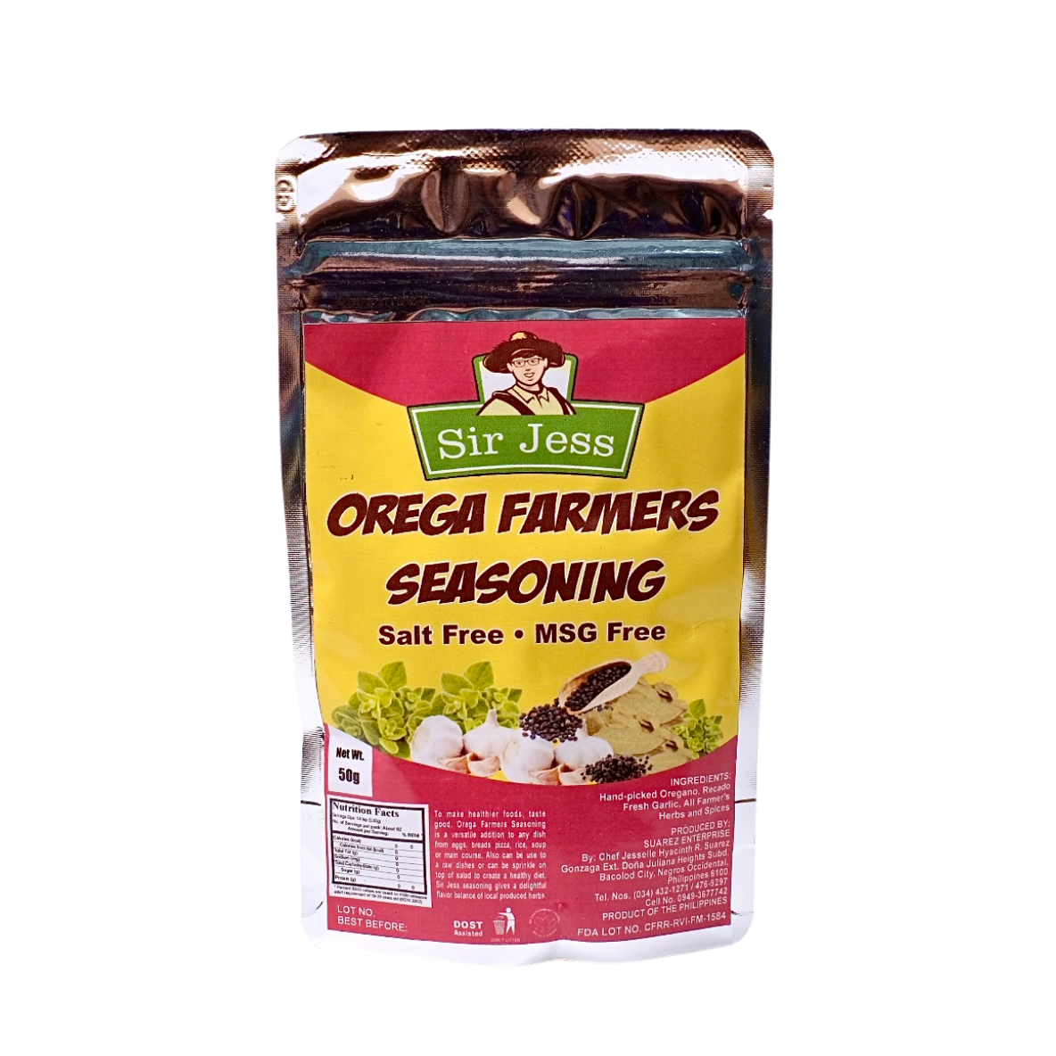 Sir Jess Orega Farmer Seasoning 50g
