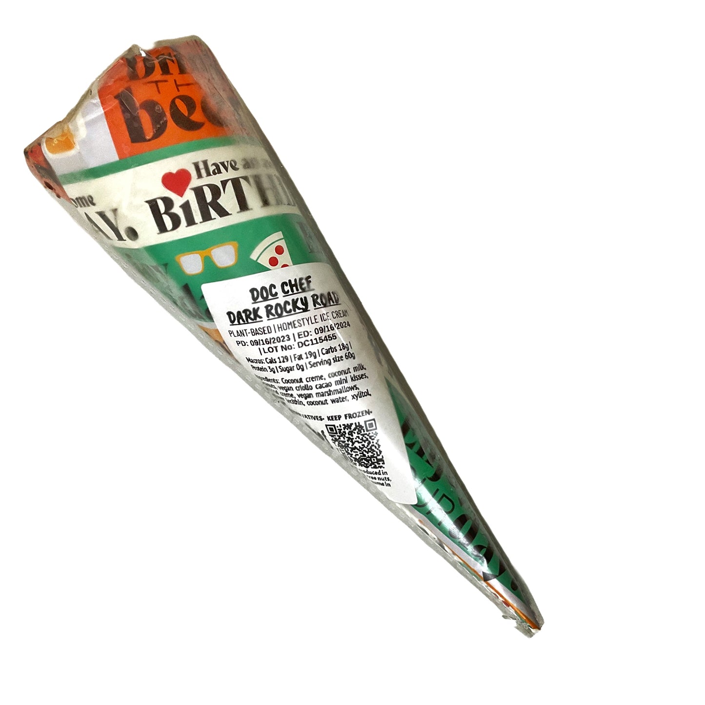Doc Chef Dark Rocky Road Drumstick