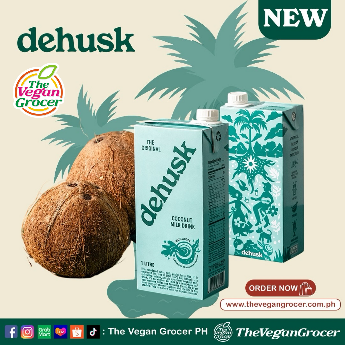 DeHusk Coconut Milk Drink 1L