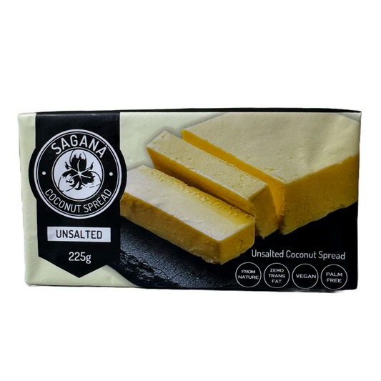 Sagana Vegan Butter unsalted 225g (gluten-free, sugar-free, Halal)