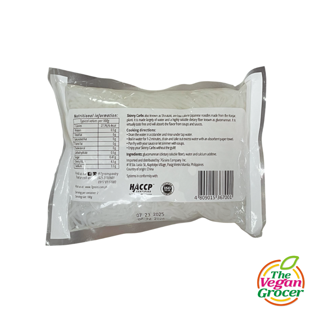 7Grains Skinny Carbs Shirataki Noodles 200g (gluten-free)