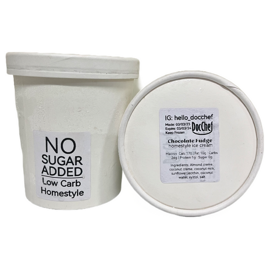 Doc Chef Dark Chocolate Fudge Ice Cream Pint