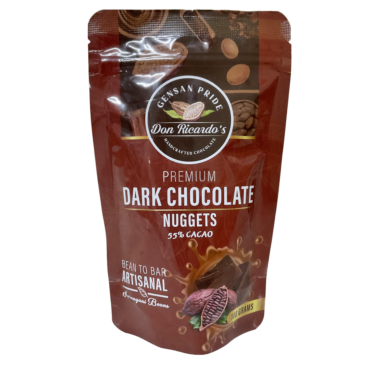 Don Ricardo’s Premium Dark Chocolate Nuggets 100g (gluten-free)