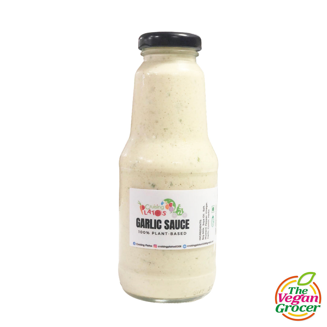 Cruising Platos Vegan Garlic Sauce 250mL (gluten-free)