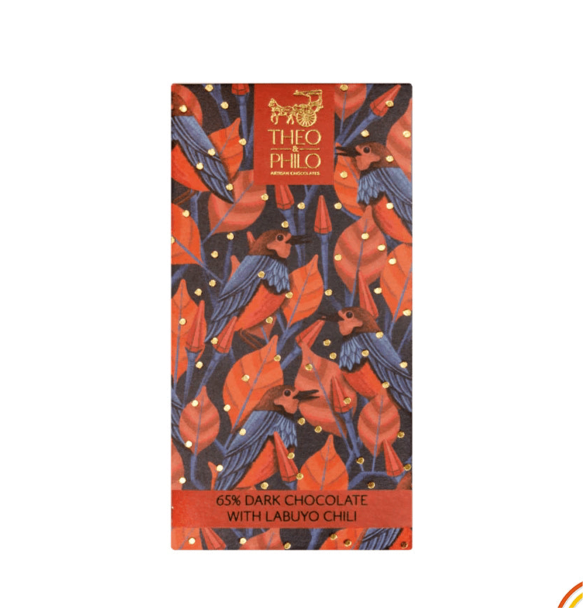 Theo & Philo 65% Dark Chocolate with Labuyo 45g