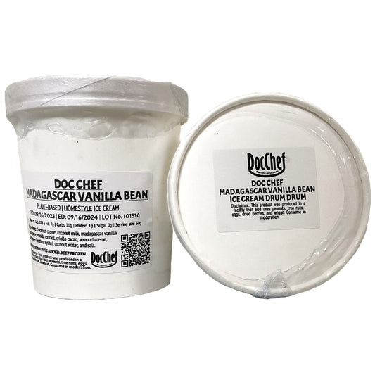 Doc Chef Madagascar Vanilla Bean Ice Cream Pint