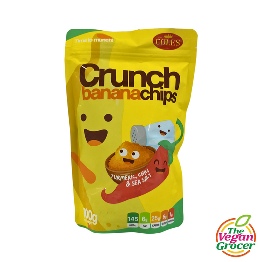 Crunch Banana Chips with Chili, Turmeric and Sea Salt 100g