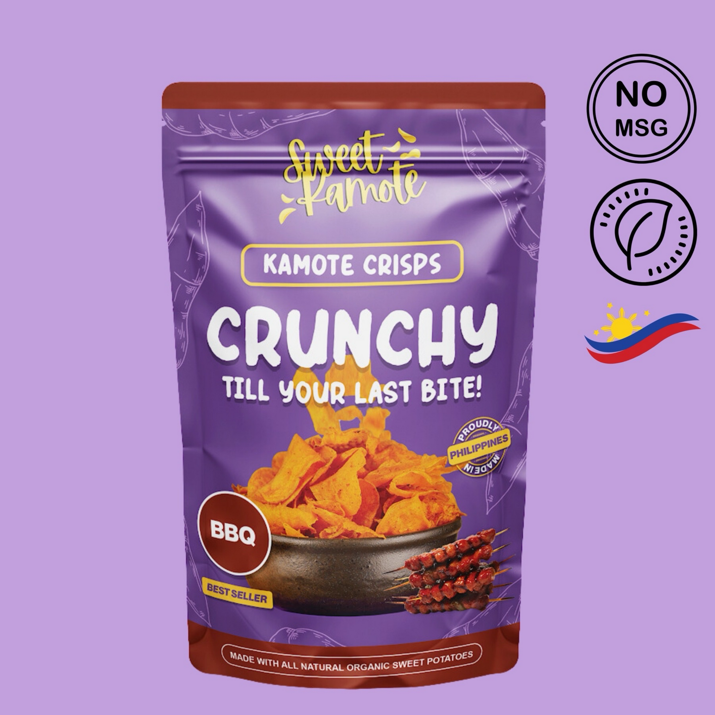 Sweet Kamote Crisp BBQ 70g