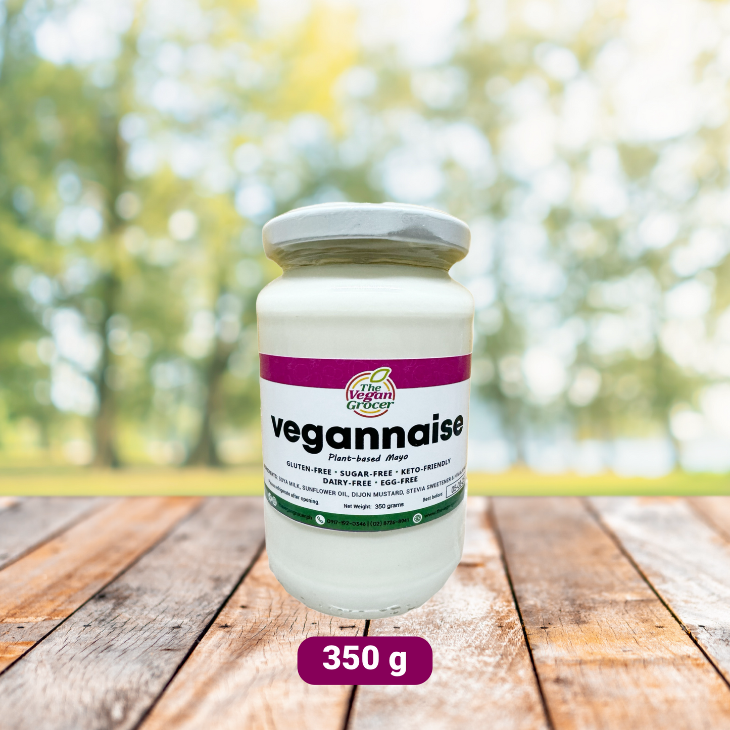 TVG Vegannaise Vegan Mayo (gluten-free, sugar-free) 350g