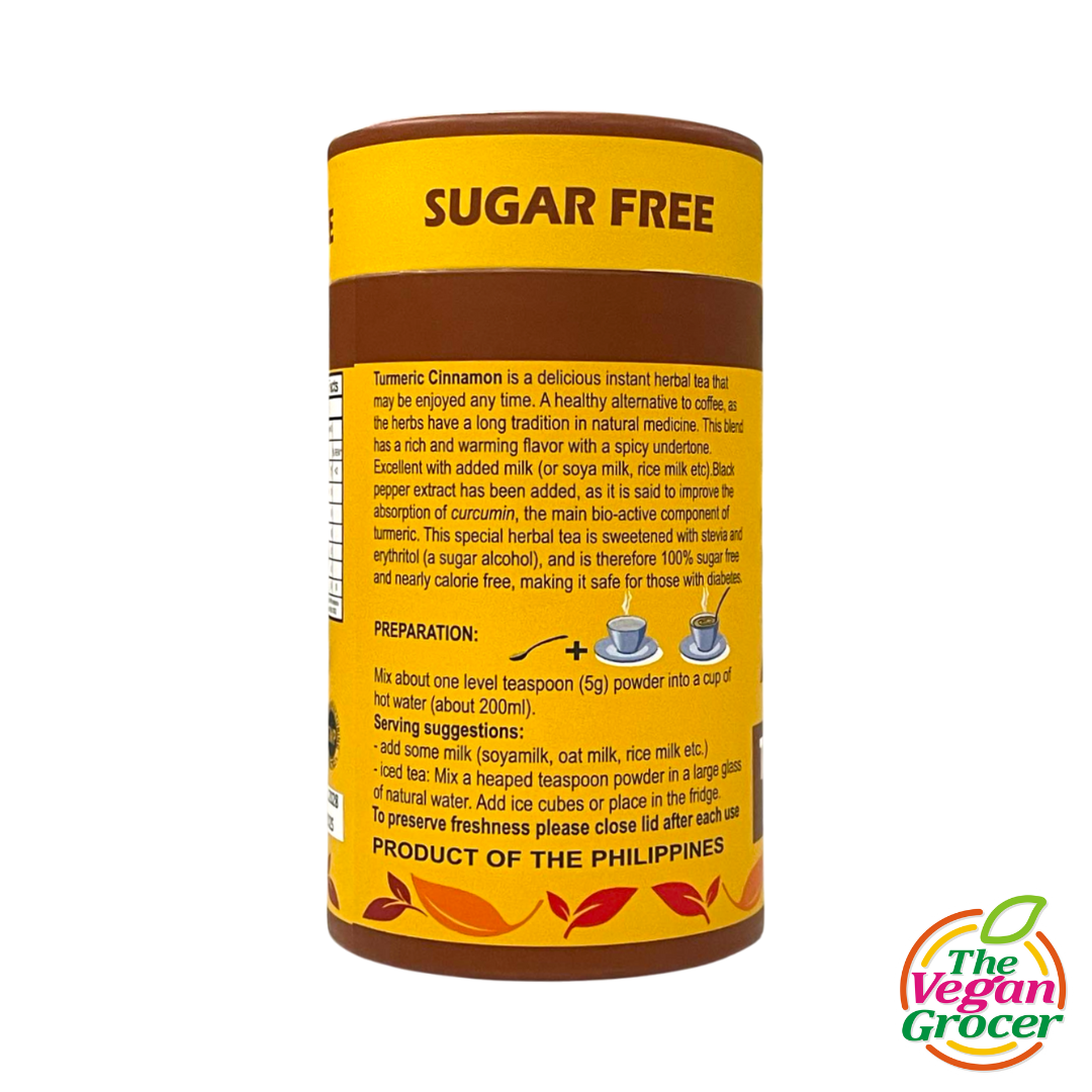 Evina Naturals Herbal Tea Powder Turmeric Cinnamon 225g (sugar-free)