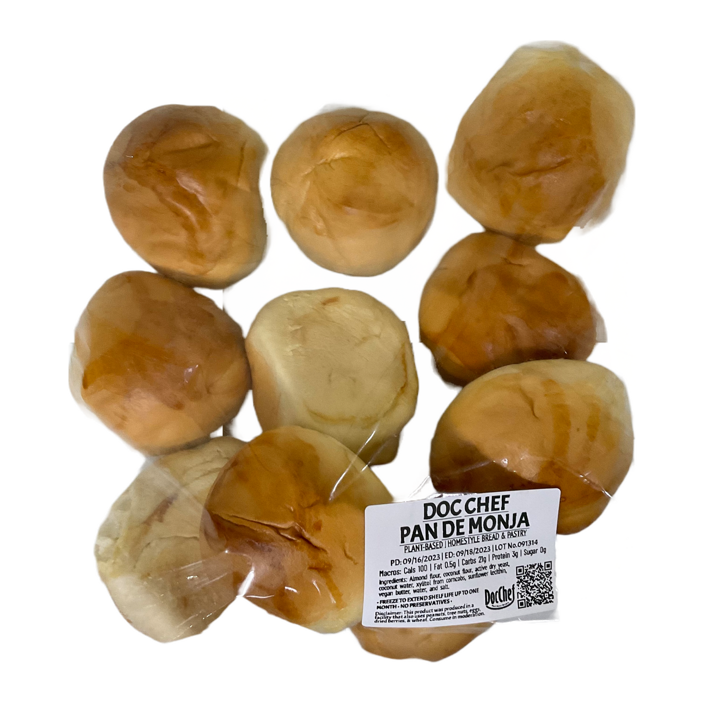 Doc Chef Pan de Monja Monay 10pcs (gluten-free)