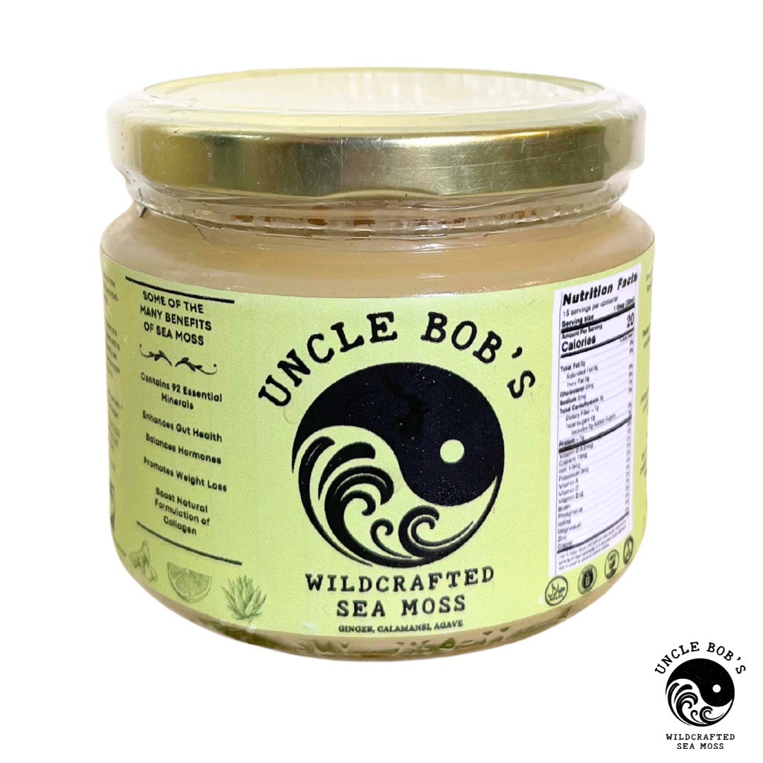 Uncle Bob’s Seamoss Calamansi Ginger Blend 300g