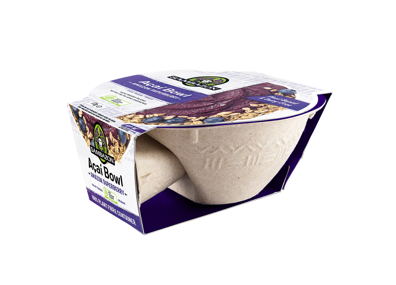 Sambazon Ready to Eat Organic Açaí Bowl w Granola 173g