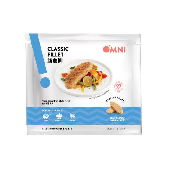 Omni Vegan Classic Fillet 200g (Plant-based Fish Fillet)