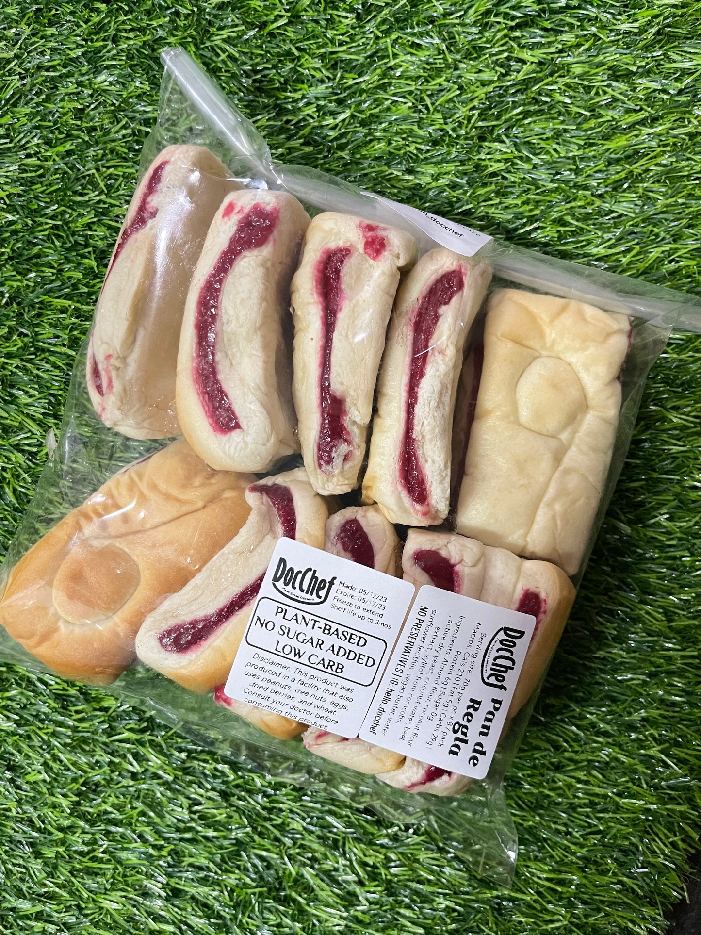 Doc Chef GF Pan de Regla 10s gluten-free, sugar-free