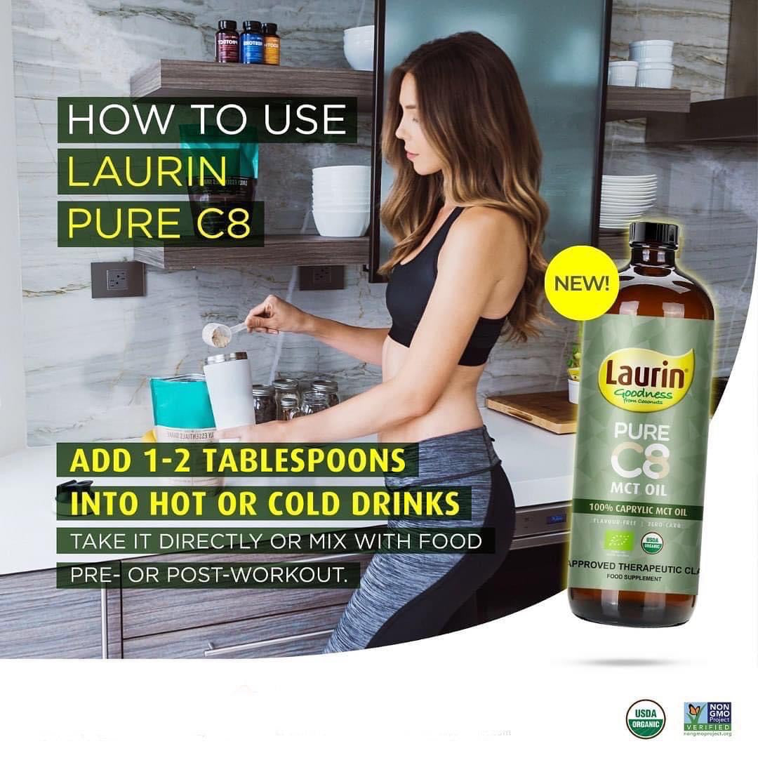 Laurin Pure C8 MCT Oil organic 500mL