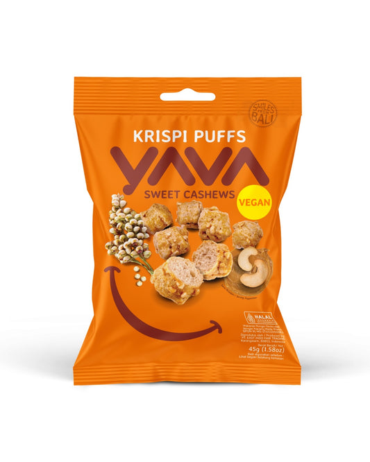 Yava Bali Krispi Puffs Sweet Cashews 45g