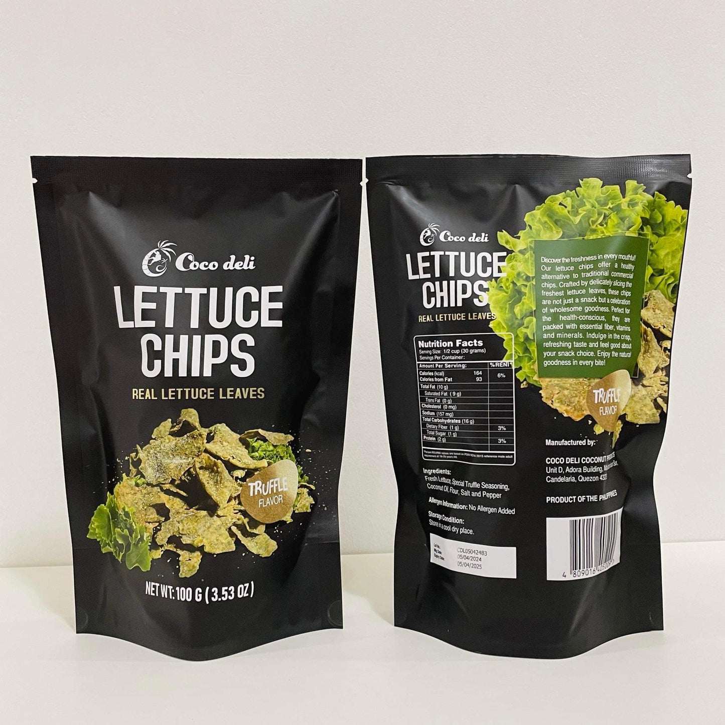 Coco Deli Lettuce Chips Truffle Flavor 100g