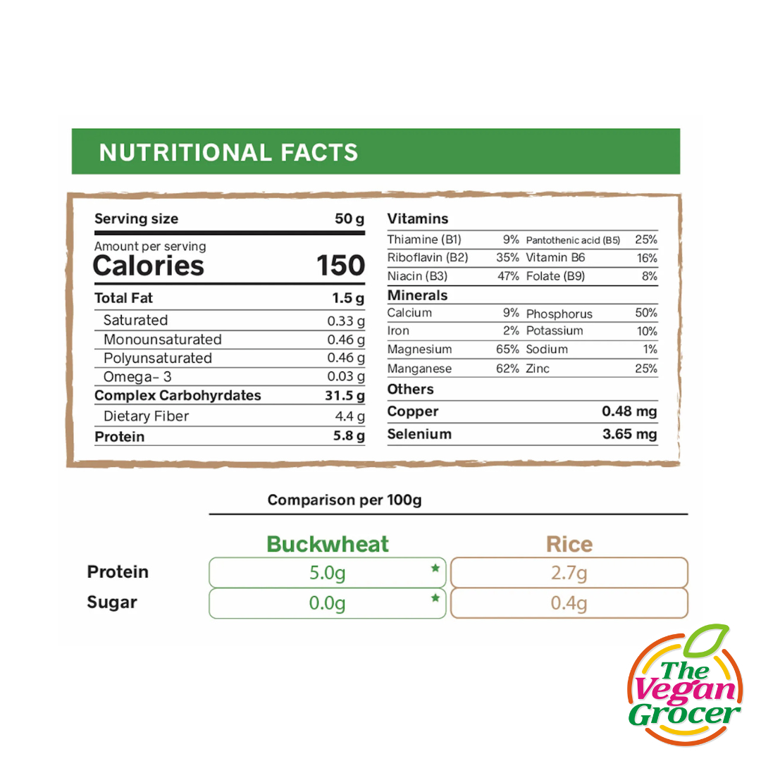 Kasha Raw Buckwheat Kernels 500g