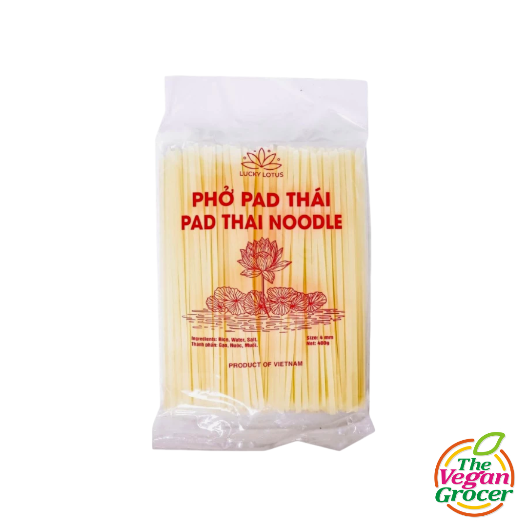 Lucky Lotus Pad Thai Rice Noodles 4mm 400g (gluten-free)