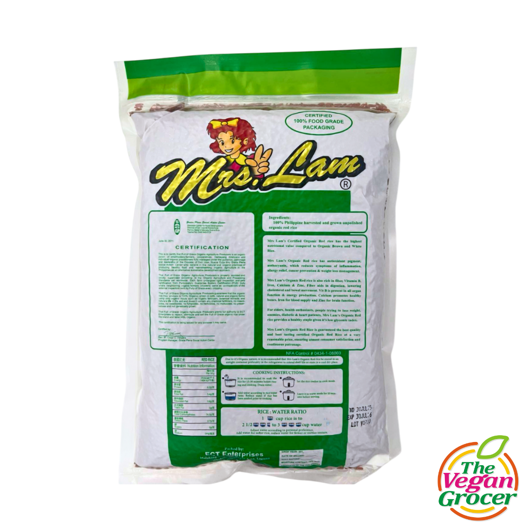 Mrs. Lam Organic Red Rice 2kg