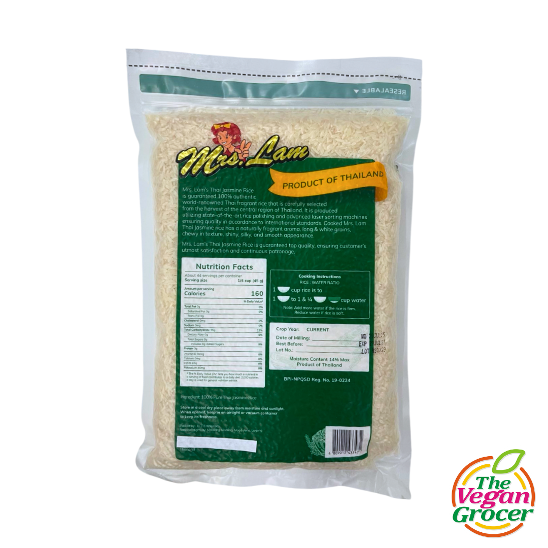 Mrs. Lam Thai Jasmine Rice 2kg