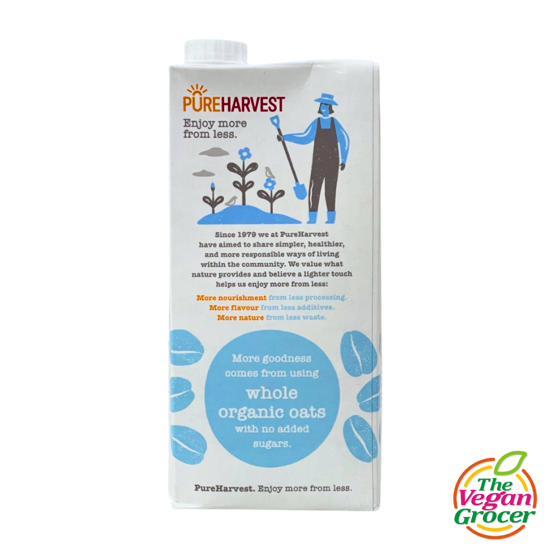 Pure Harvest Organic Oat Milk Creamy 1L (soy-free, nut-free)