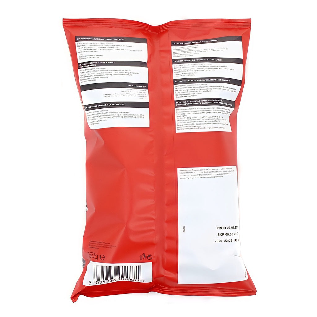 Real Handcooked Sea Salt Potato Chips 150g (gluten-free)