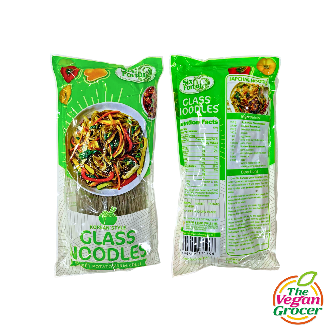 Six Fortune Korean Style Glass Noodles Vermicelli 300g