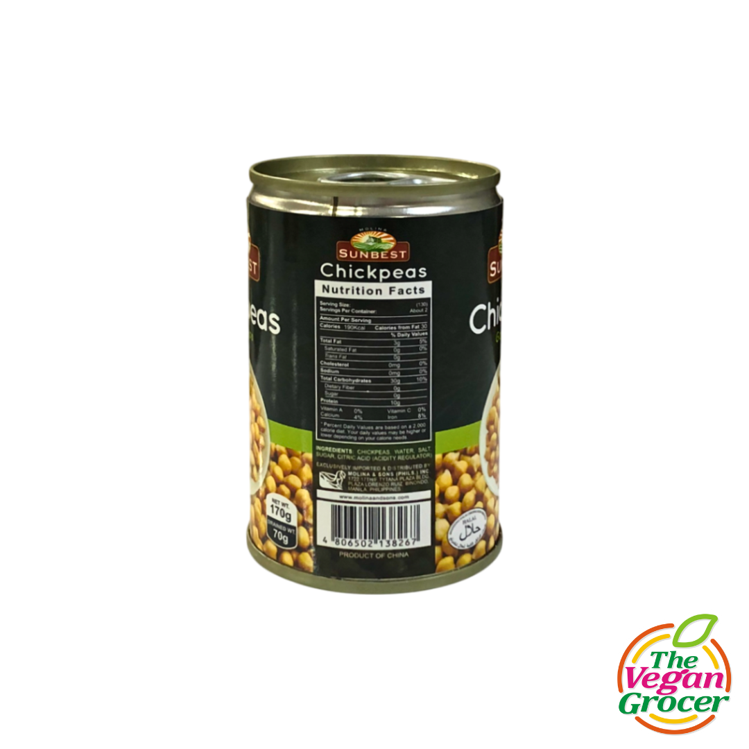 Sunbest Chickpeas in Brine 170g