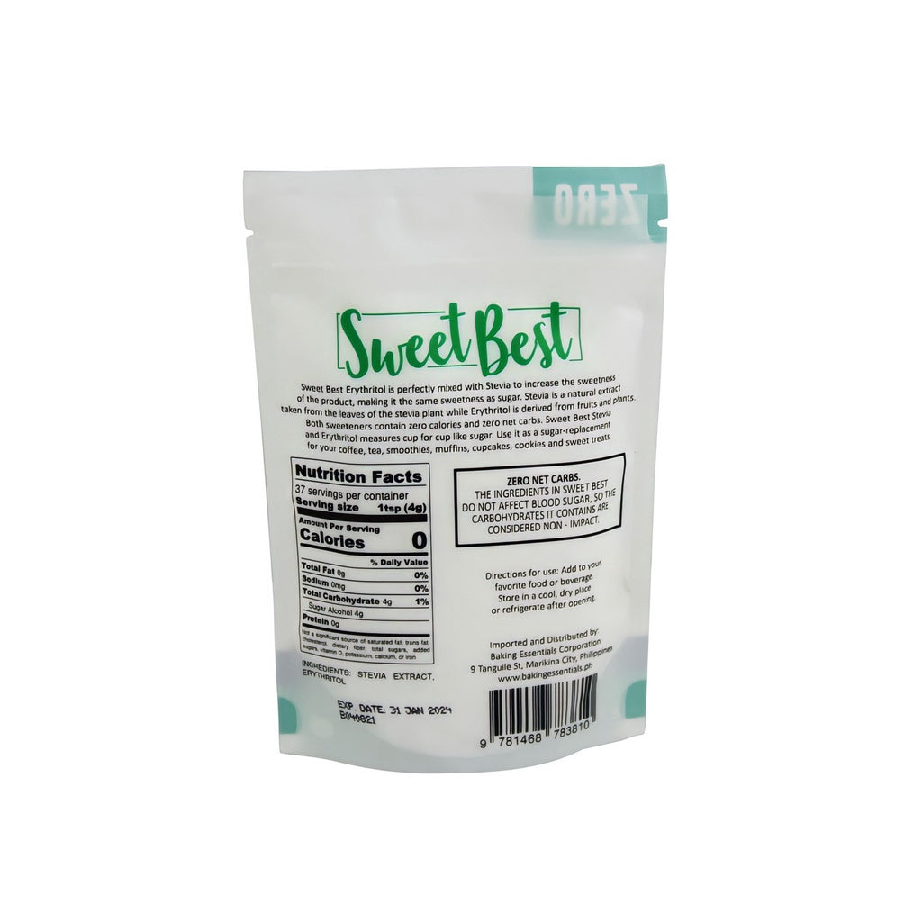 Sweet Best Stevia & Erythritol Blend 150g