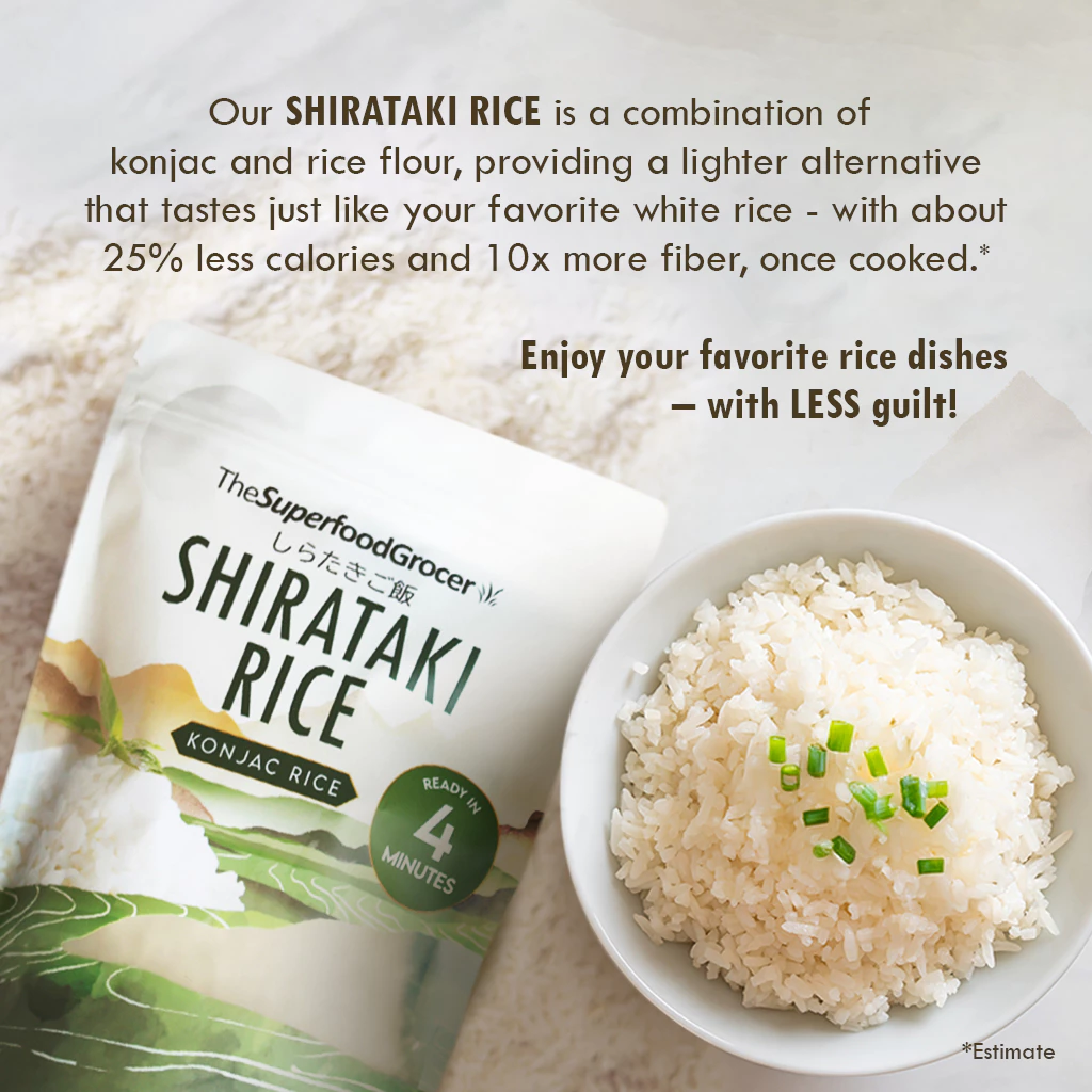 The Superfood Grocer Shirataki Rice 500g (gluten-free)