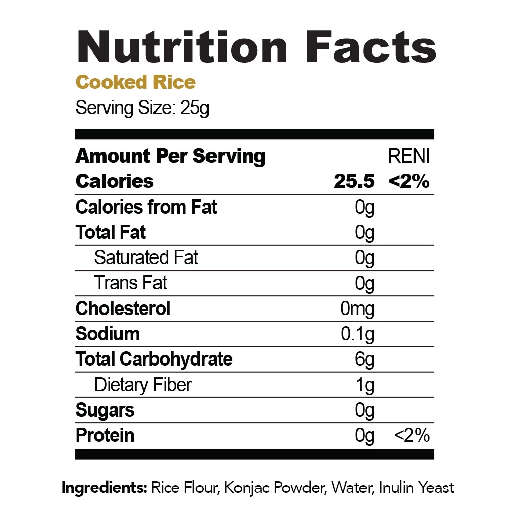 The Superfood Grocer Shirataki Rice 500g (gluten-free)