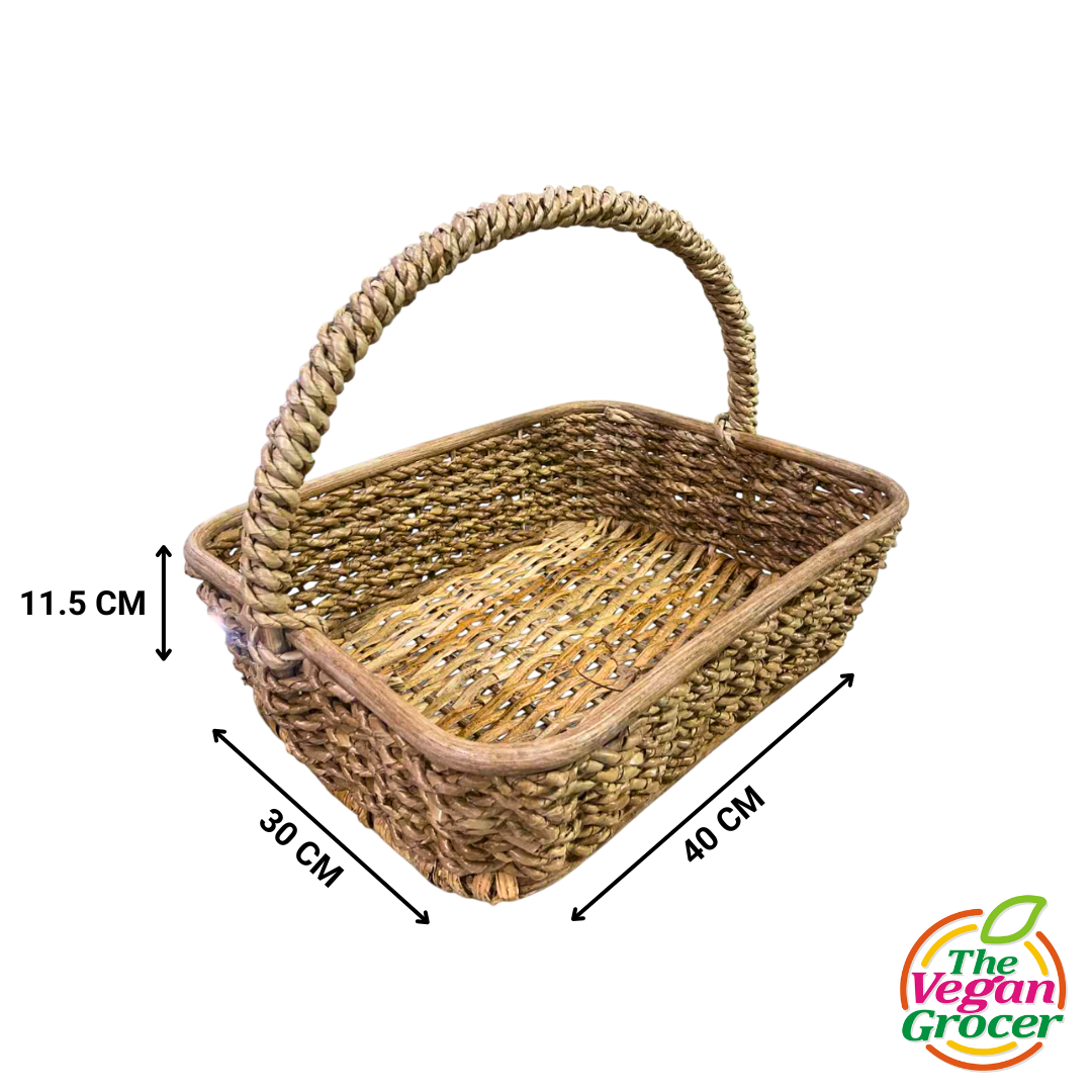TVG Rectangular Basket w handle (Large)