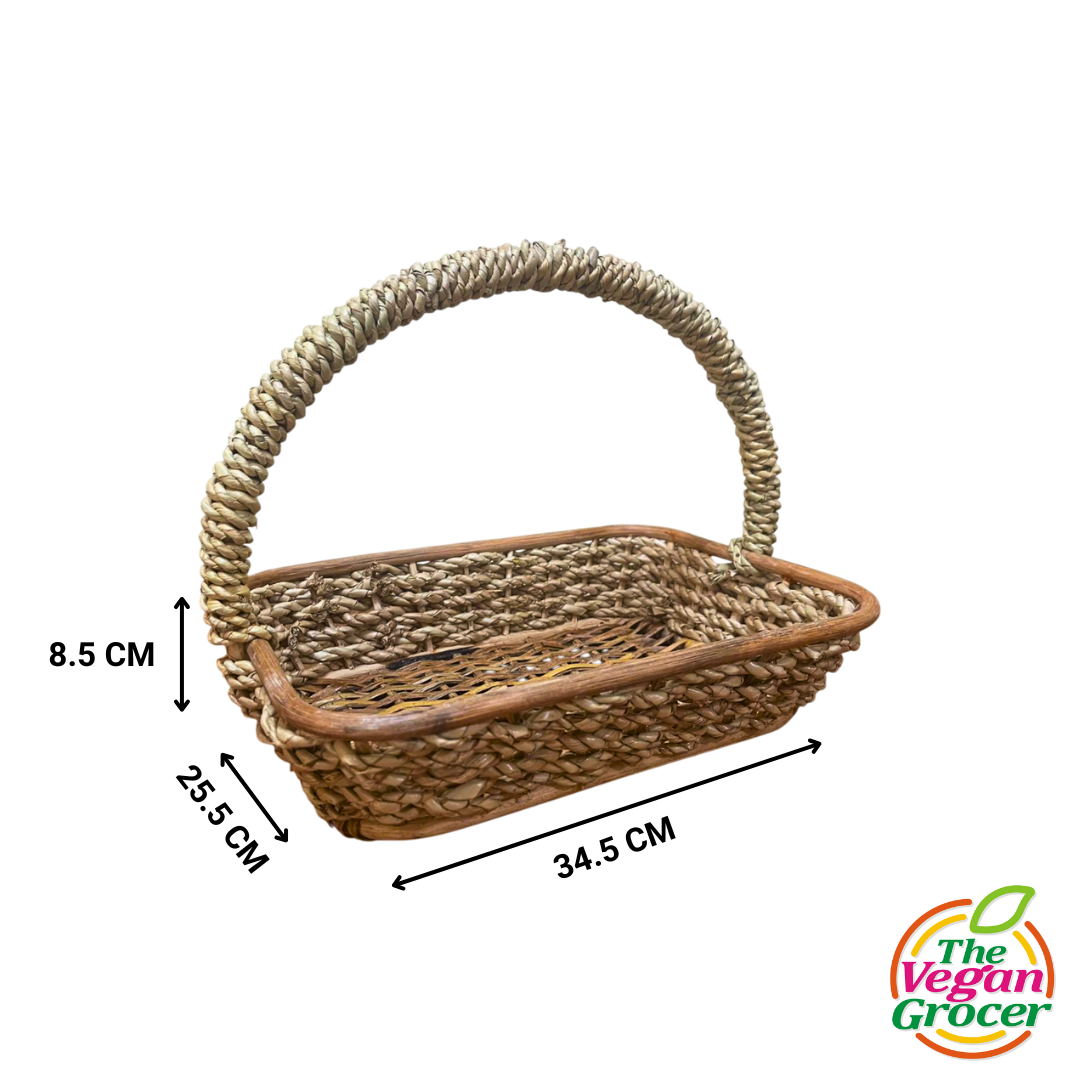TVG Rectangular Basket w Handle (Small)