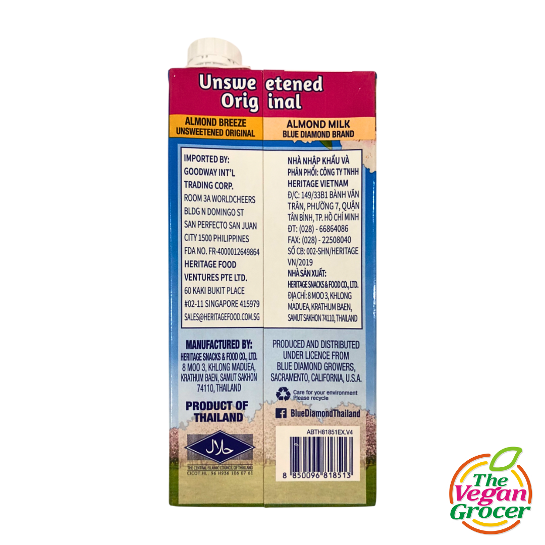 Almond Breeze Almond Milk Unsweetened Original