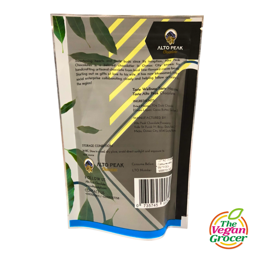 Alto Peak Mango Dipped with Dark Chocolate 100g (gluten-free)