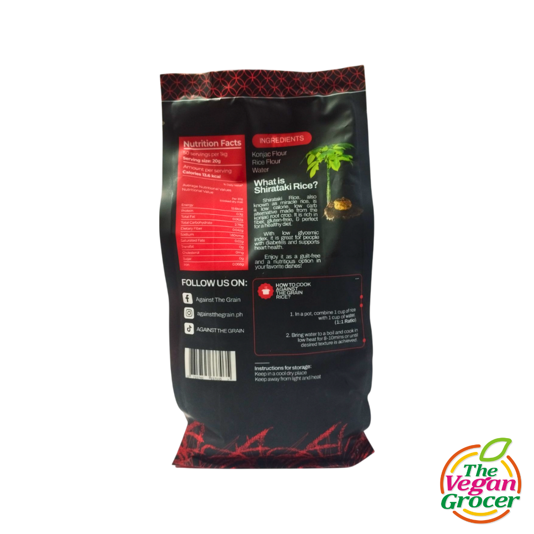 ATG Premium Shirataki Konjac Rice 1kg (gluten-free)