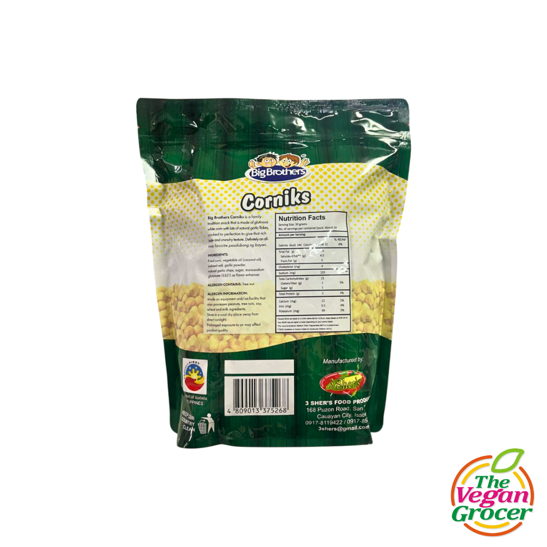 Big Brothers Corniks Garlic 550g