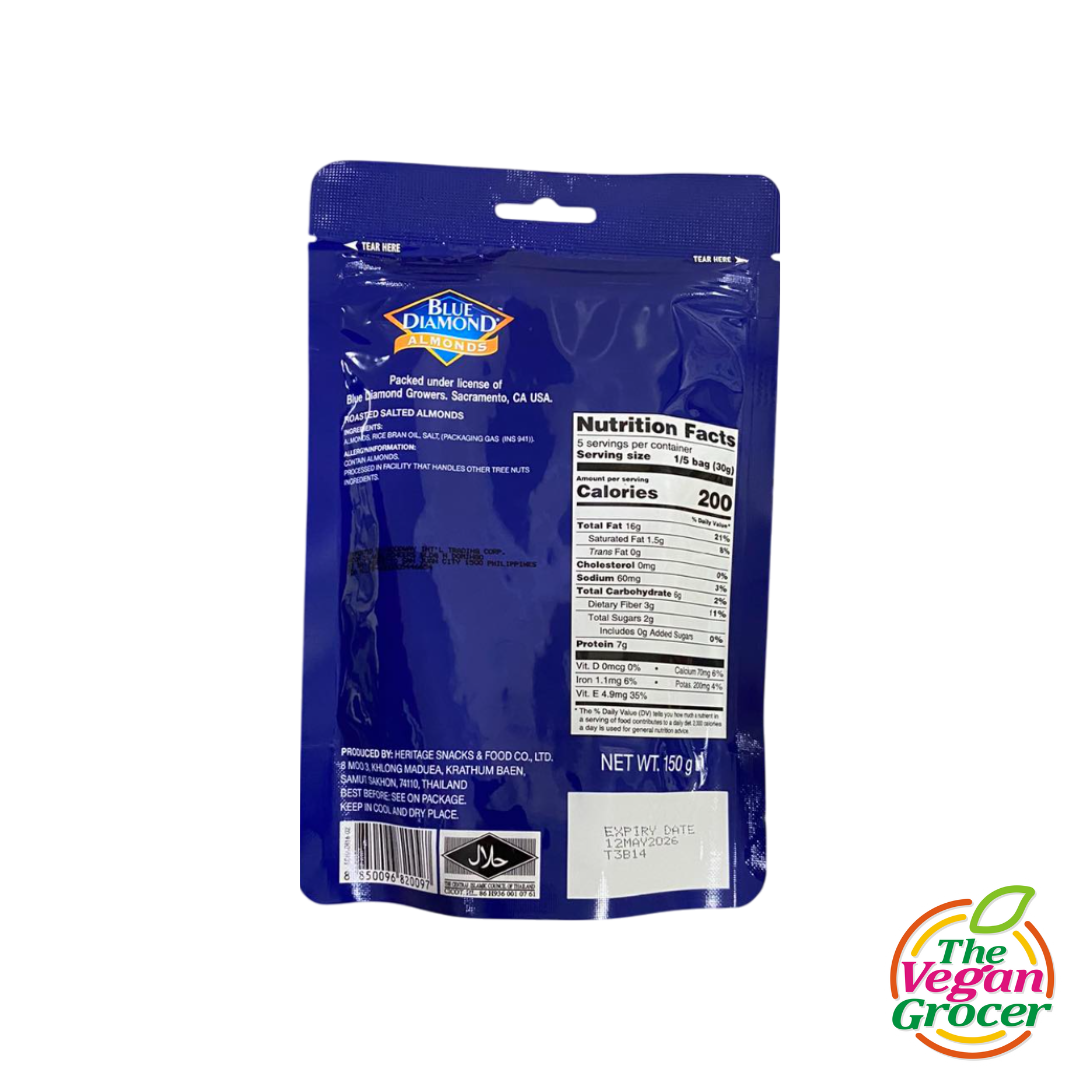 Blue Diamond Almonds Roasted Salted 150g