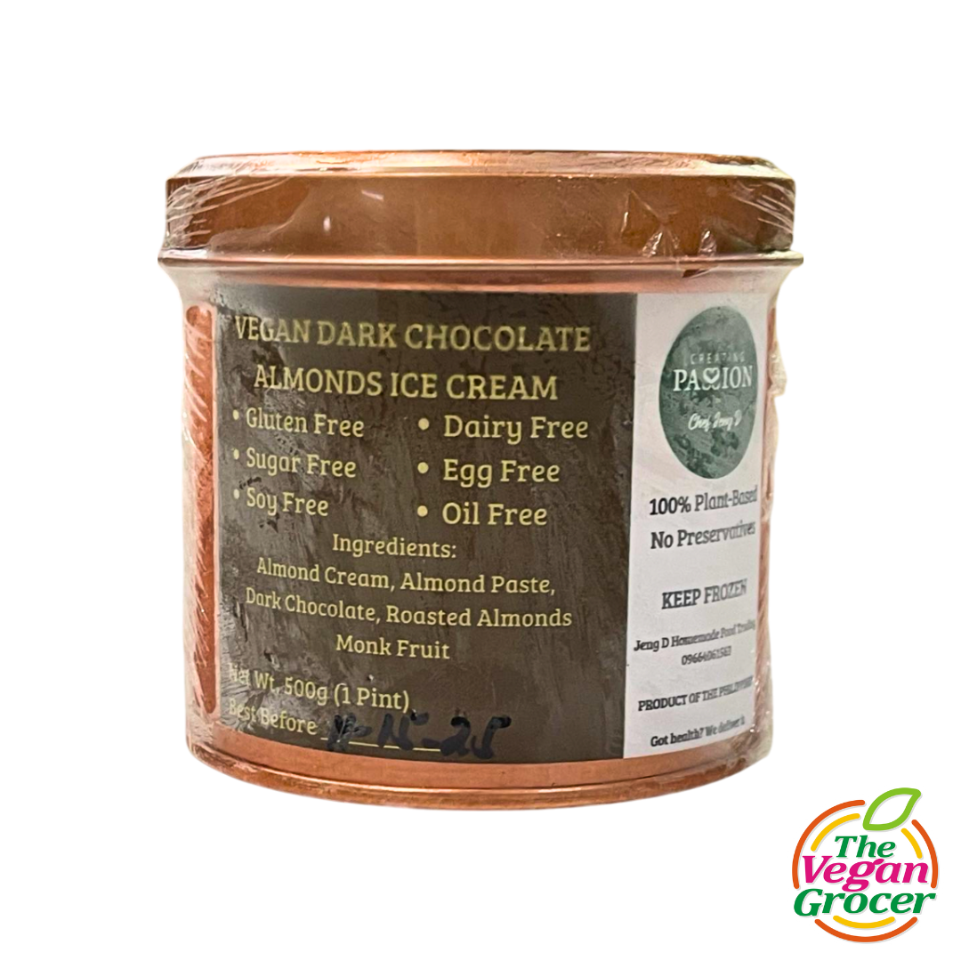 Chef Jeng Choco Almond Ice Cream pint (gluten-free, sugar-free)