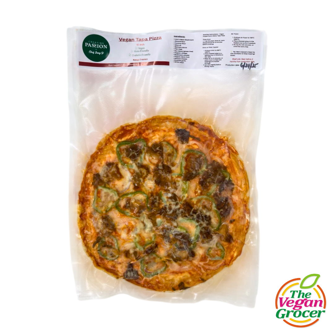 Chef Jeng Vegan Tapa Pizza 10" (gluten-free, sugar-free)