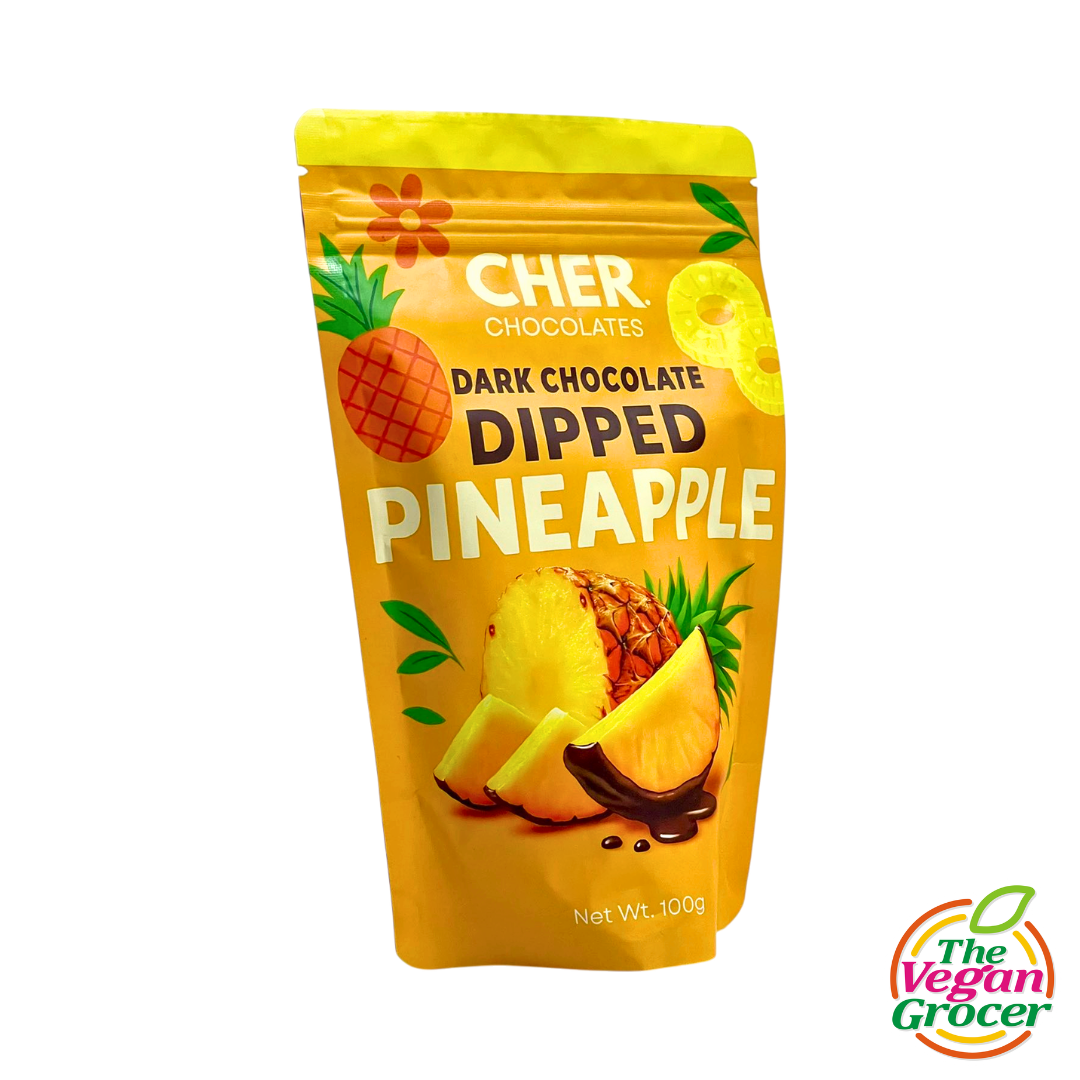 Cher Dark Chocolate Dipped Pineapple 100g