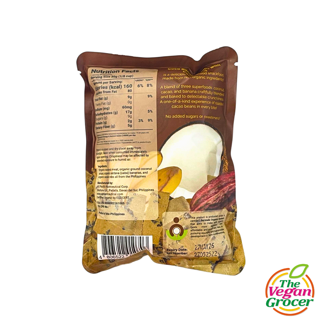 Coco Crisps Coco Banana Cacao Chips 30g (gluten-free, organic)