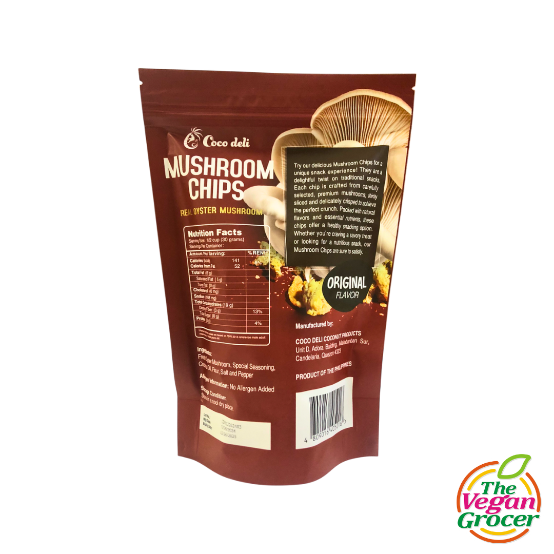 Coco Deli Mushroom Chips Original Flavor 100g