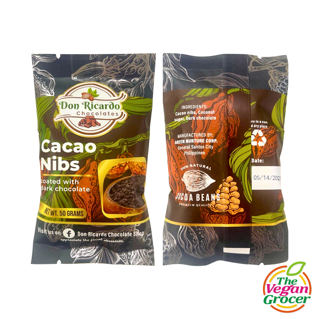 Don Ricardo's Cacao Nibs coated with Dark Chocolate 50g