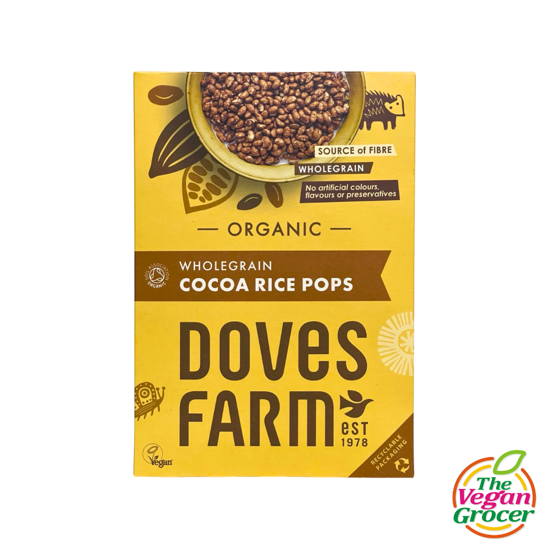 Doves Farm Organic Wholegrain Cocoa Rice Pops 300g (gluten-free, organic)